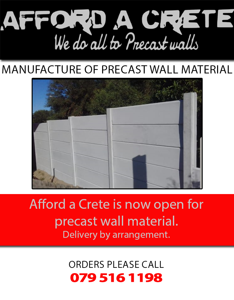 afford-a-crete manufacture precast slabs and posts