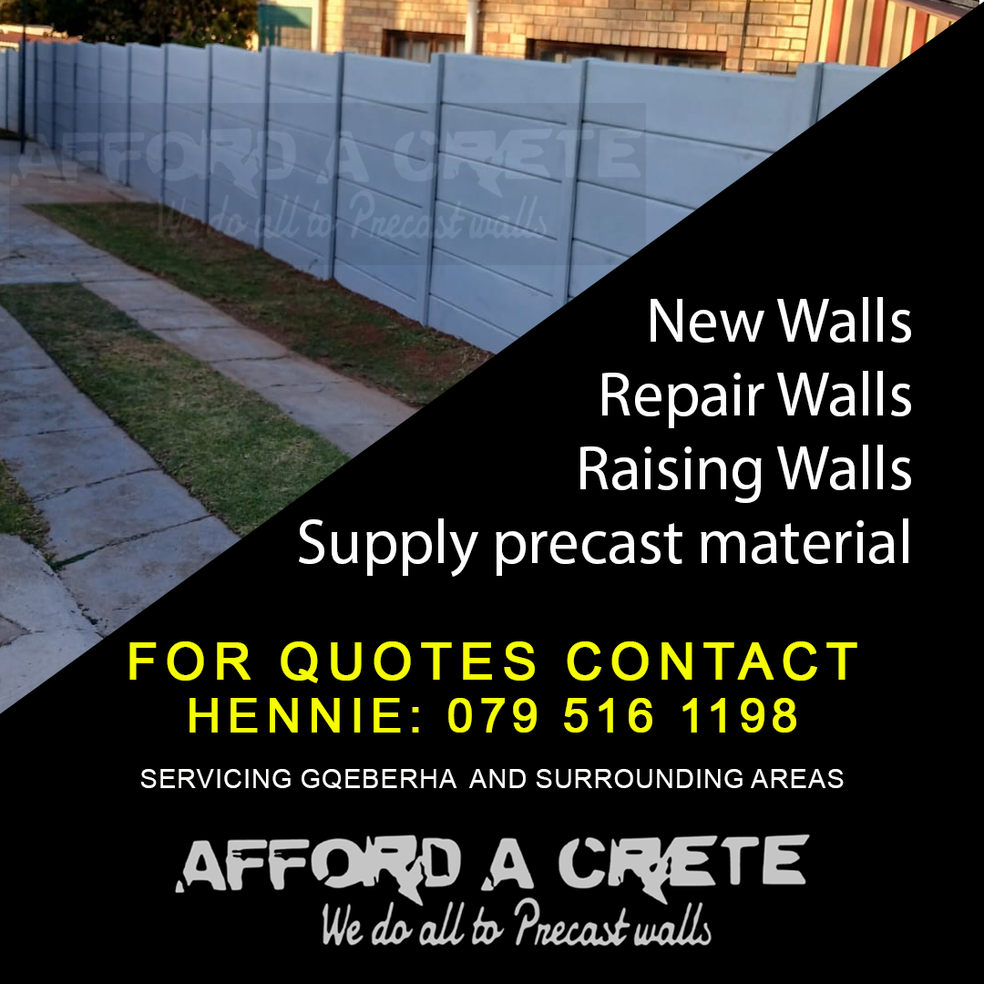 afford-a-crete manufacture precast slabs and posts